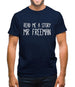 Read Me A Story Mr Freeman Mens T-Shirt