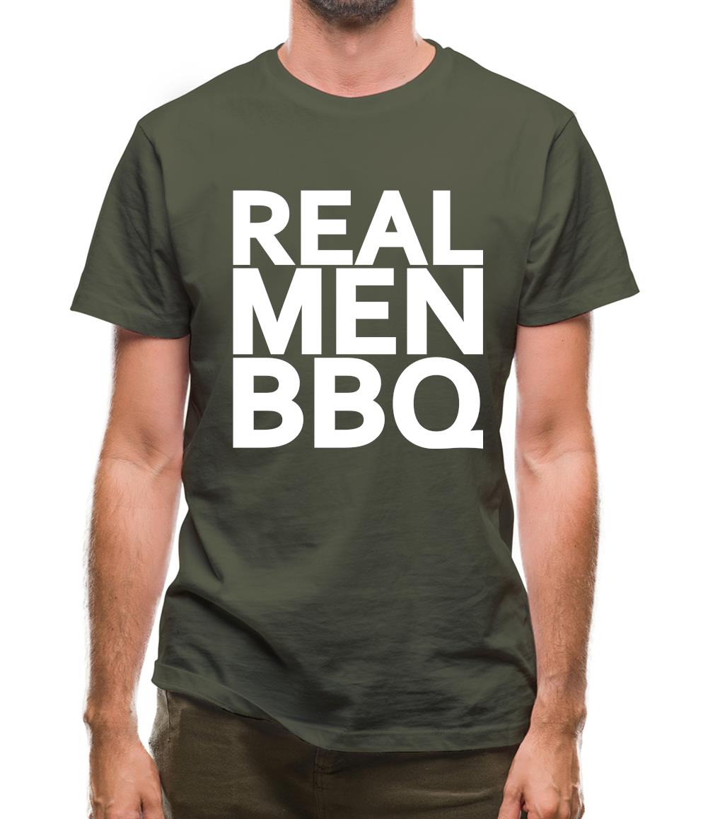 Real Men Bbq Mens T-Shirt