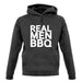 Real Men Bbq unisex hoodie