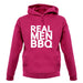 Real Men Bbq unisex hoodie