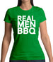 Real Men Bbq Womens T-Shirt