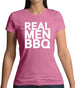 Real Men Bbq Womens T-Shirt