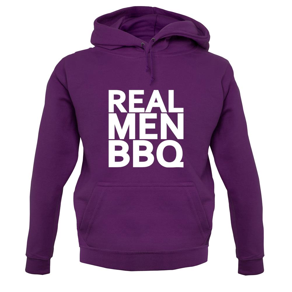 Real Men Bbq unisex hoodie