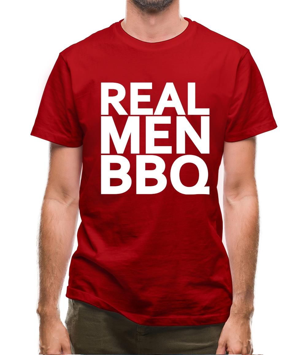 Real Men Bbq Mens T-Shirt