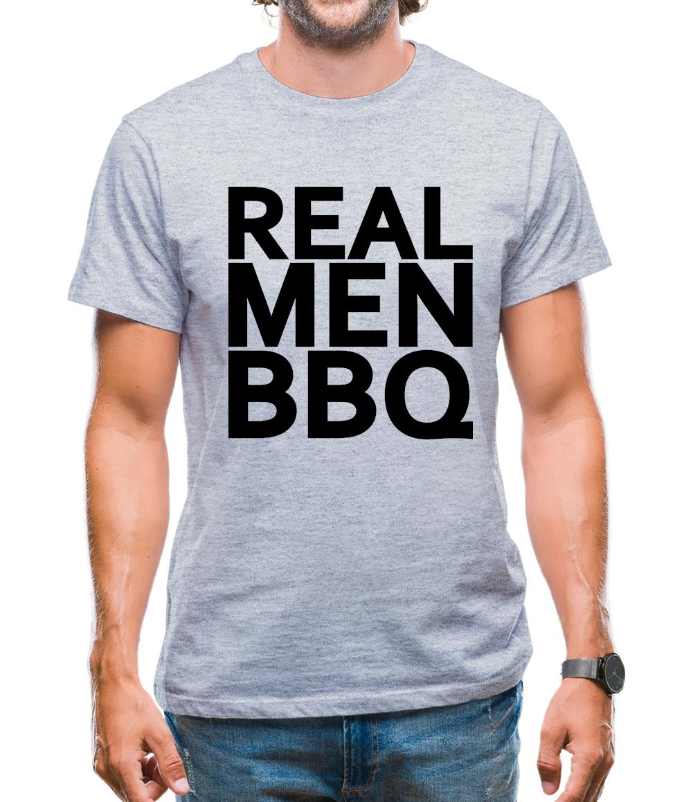Real Men Bbq Mens T-Shirt