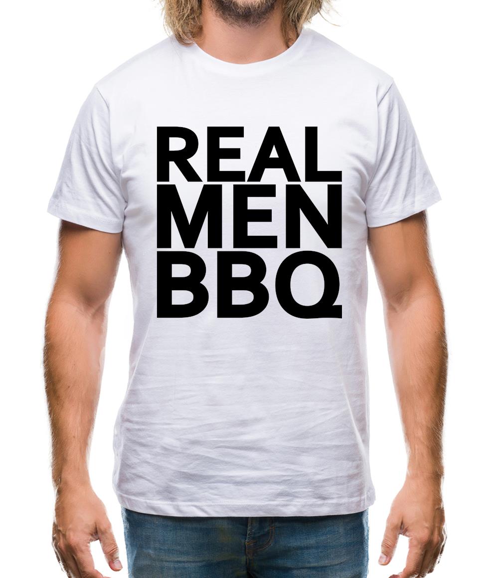 Real Men Bbq Mens T-Shirt