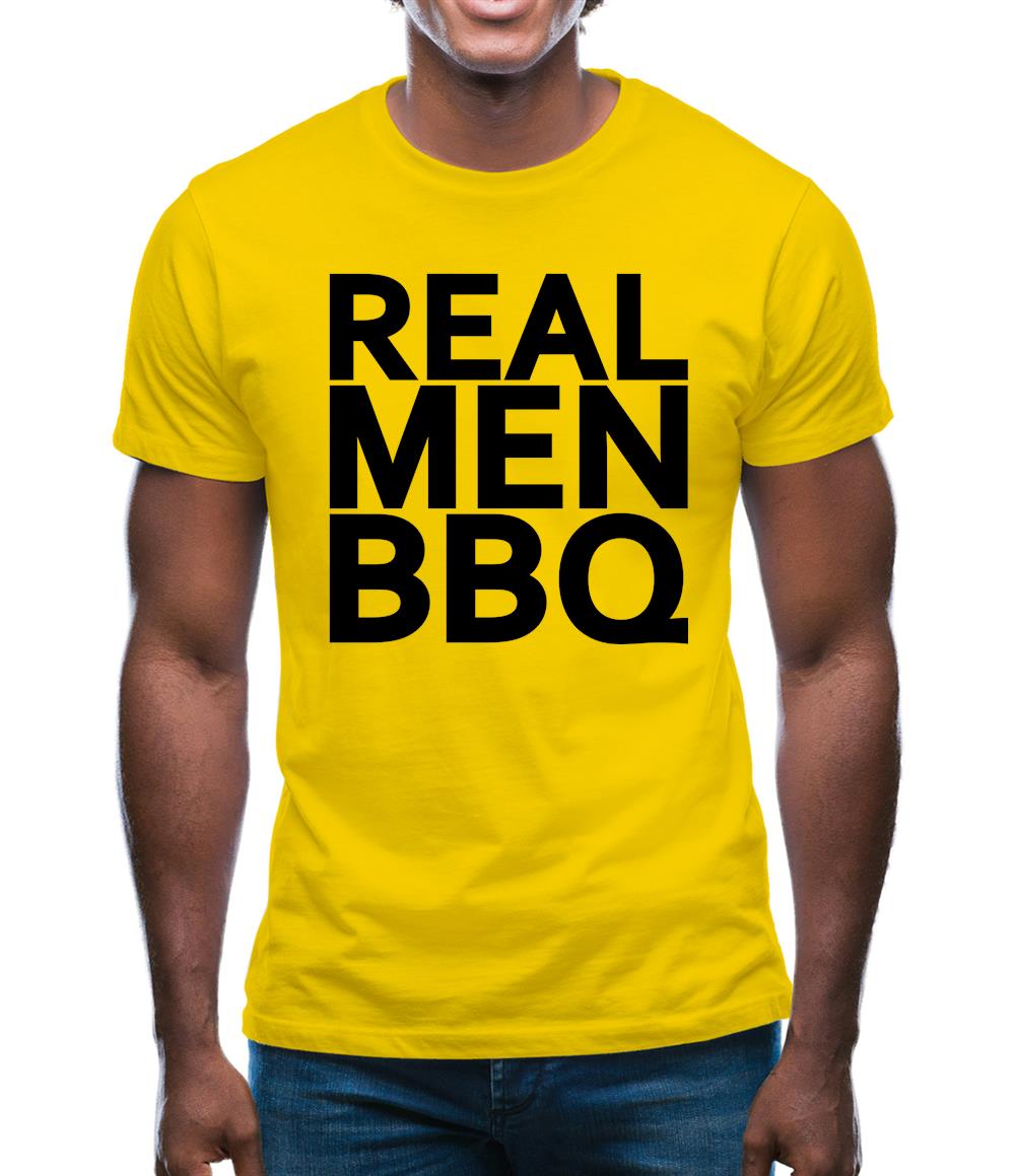 Real Men Bbq Mens T-Shirt