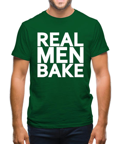 Real Men Bake Mens T-Shirt