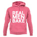 Real Men Bake unisex hoodie