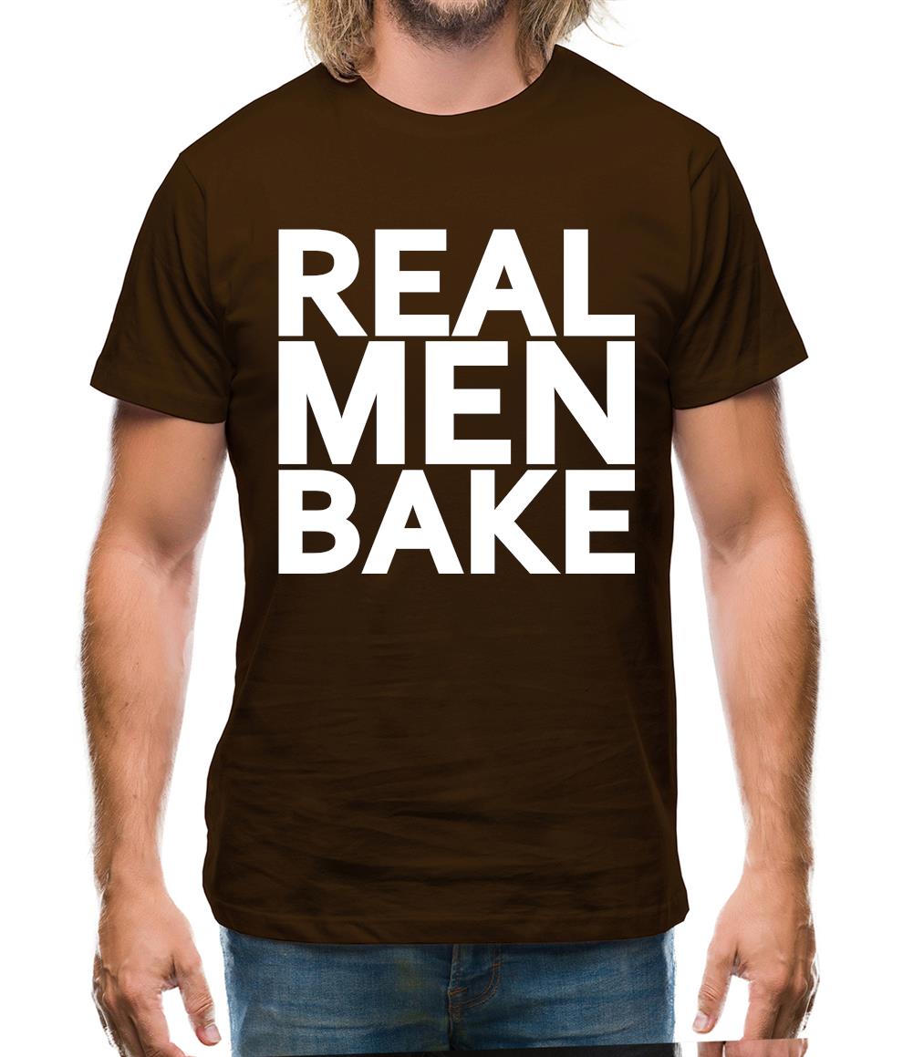 Real Men Bake Mens T-Shirt