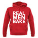 Real Men Bake unisex hoodie