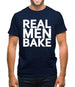 Real Men Bake Mens T-Shirt