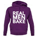 Real Men Bake unisex hoodie