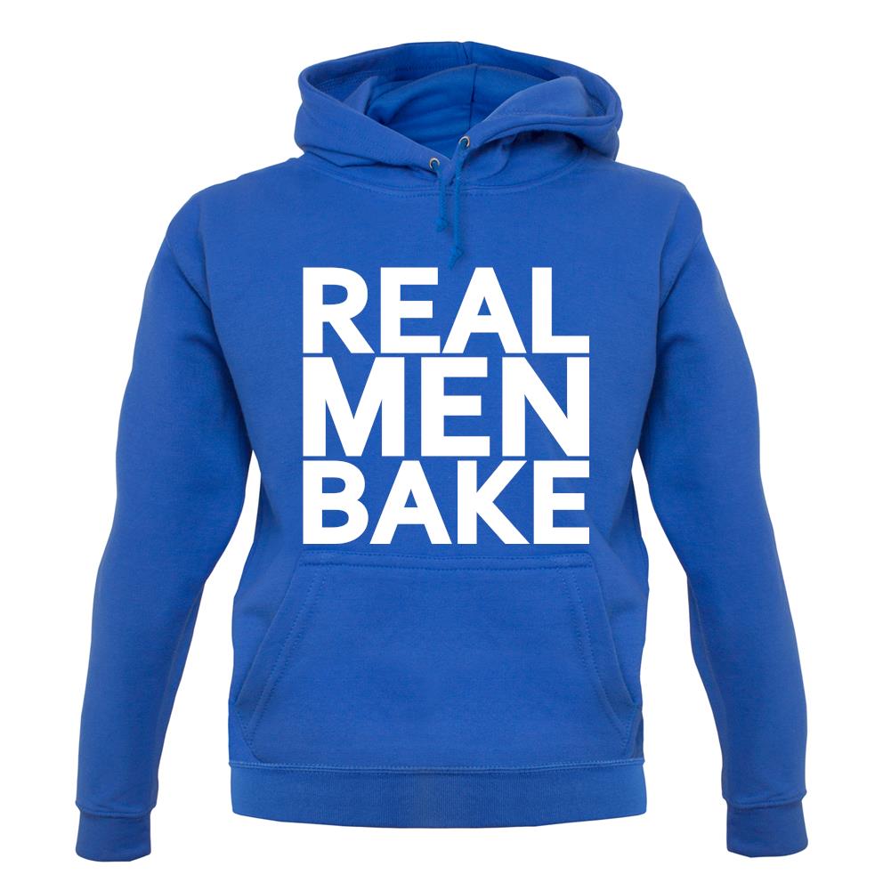 Real Men Bake unisex hoodie