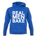 Real Men Bake unisex hoodie