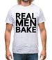 Real Men Bake Mens T-Shirt