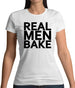 Real Men Bake Womens T-Shirt