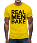 Real Men Bake Mens T-Shirt