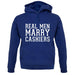 Real Men Marry Cashiers unisex hoodie