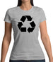 Recycling Symbol Womens T-Shirt