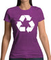 Recycling Symbol Womens T-Shirt