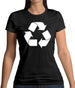 Recycling Symbol Womens T-Shirt