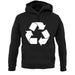 Recycling Symbol unisex hoodie