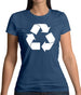 Recycling Symbol Womens T-Shirt