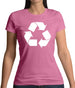 Recycling Symbol Womens T-Shirt