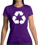 Recycling Symbol Womens T-Shirt