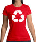 Recycling Symbol Womens T-Shirt