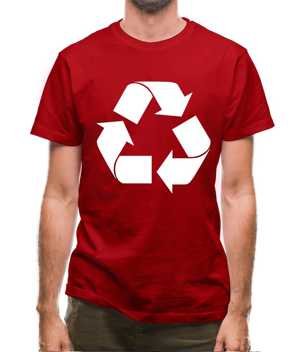 Recycling Symbol Mens T-Shirt