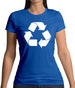 Recycling Symbol Womens T-Shirt