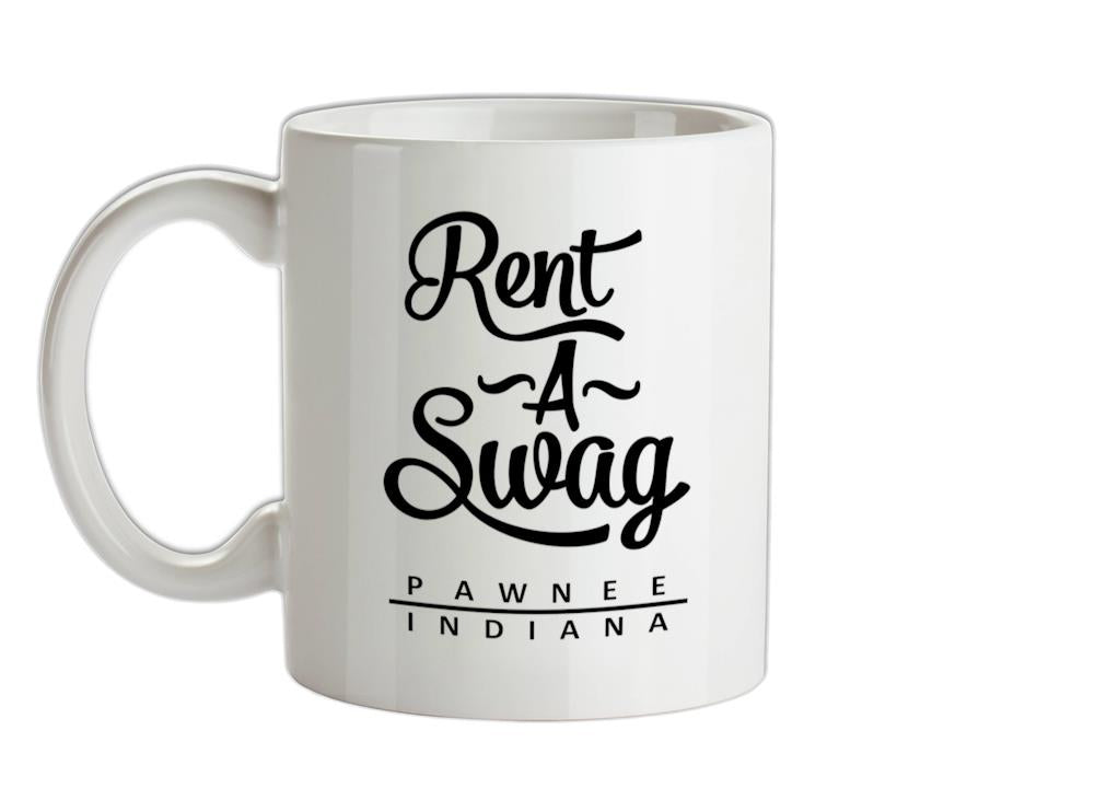 Rent A Swag Pawnee Indiana Ceramic Mug