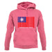 Republic Of China Barcode Style Flag unisex hoodie