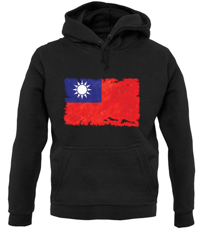 Republic Of China Grunge Style Flag unisex hoodie