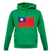 Republic Of China Grunge Style Flag unisex hoodie