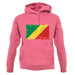 Republic Of The Congo Grunge Style Flag unisex hoodie