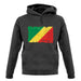 Republic Of The Congo Grunge Style Flag unisex hoodie