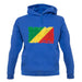 Republic Of The Congo Grunge Style Flag unisex hoodie