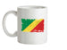 Republic of the Congo Grunge Style Flag Ceramic Mug