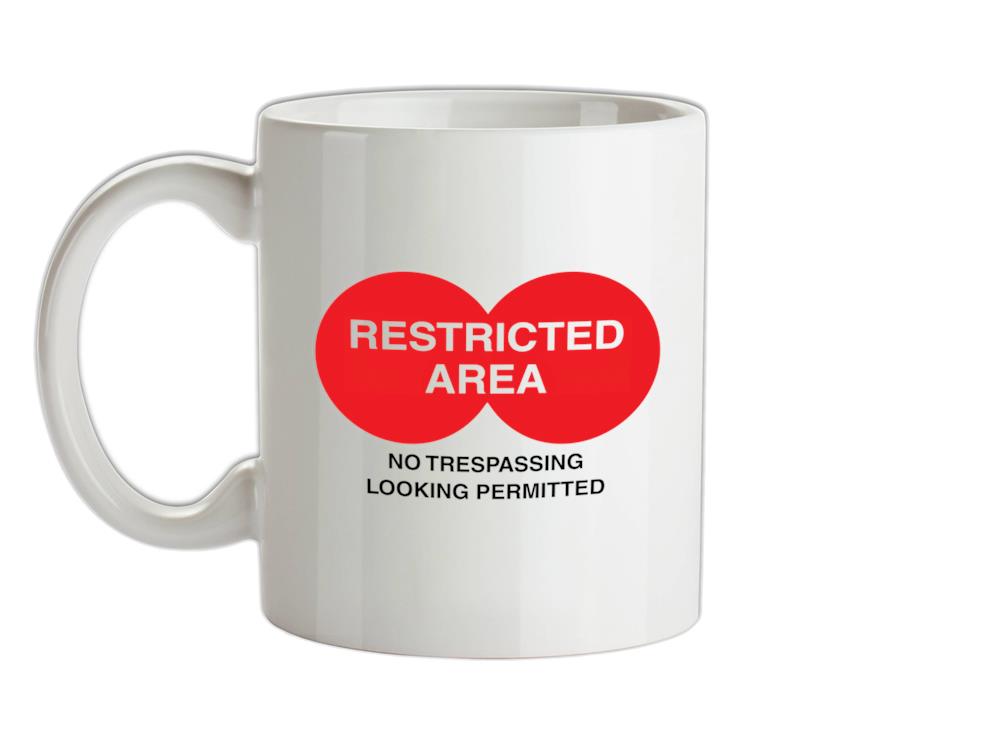 Restricted Area Ceramic Mug