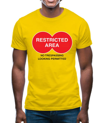 Restricted Area Mens T-Shirt
