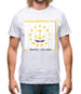 Rhode Island  Barcode Style Flag Mens T-Shirt