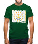 Rhode Island Grunge Style Flag Mens T-Shirt