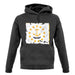 Rhode Island Grunge Style Flag unisex hoodie