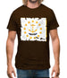 Rhode Island Grunge Style Flag Mens T-Shirt