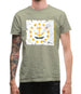 Rhode Island Grunge Style Flag Mens T-Shirt