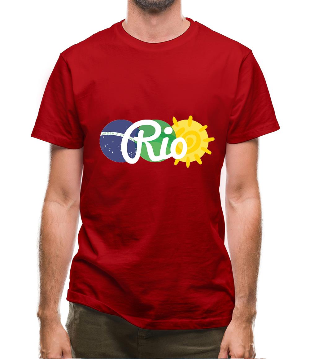 Rio De Janeiro 2016 Mens T-Shirt