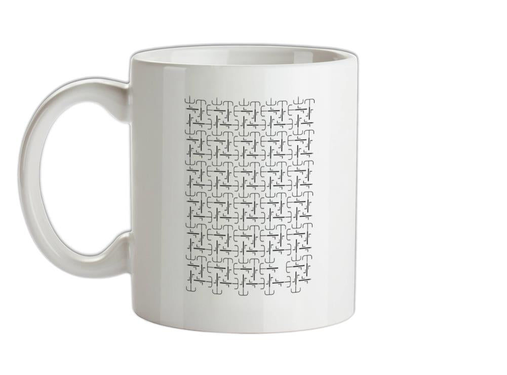Cycling Road Pattern Ceramic Mug